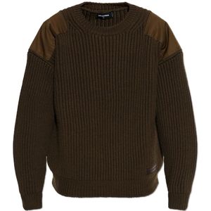 Dsquared2, Heren, Truien, Groen, Maat: M Wol,