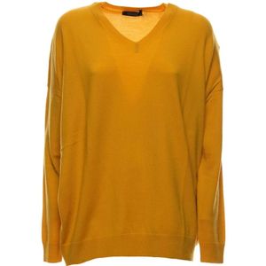 Aragona, Dames, Truien, Geel, Maat: M Wol,