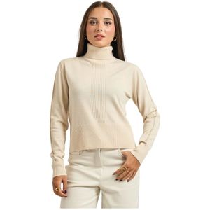 Patrizia Pepe, Dames, Truien, Wit, Maat: XS Wol,