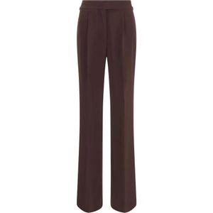 Tom Ford, Dames, Broeken, Bruin, Maat: XS Wol,