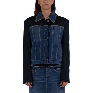 Stella McCartney, Dames, Jassen, Blauw, Maat: L Denim,