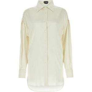 Tom Ford, Dames, Blouses & Shirts, Wit, Maat: M