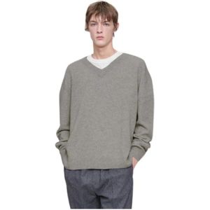 A.p.c., Heren, Truien, Grijs, Maat: S Wol,