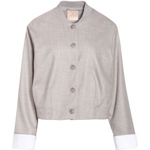 H2O, Dames, Jassen, Grijs, Maat: XS Leer,