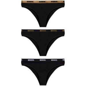 Diesel, Dames, Ondergoed, Zwart, Maat: 2XS Katoen,