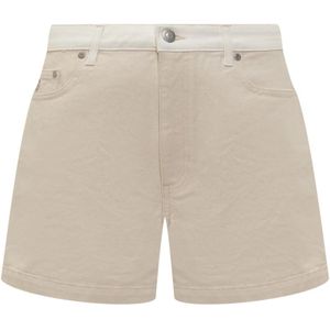 Stella McCartney, Dames, Korte broeken, Beige, Maat: W31 Denim,