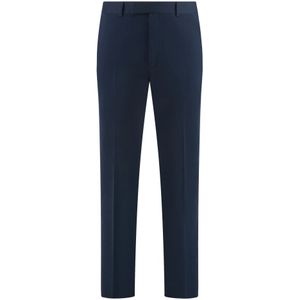 Gucci, Heren, Broeken, Blauw, Maat: M Katoen,