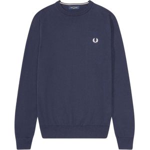 Fred Perry, Heren, Sweatshirts & Hoodies, Blauw, Maat: XL Katoen,