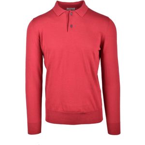 Ballantyne, Heren, Tops, Rood, Maat: XL Katoen,