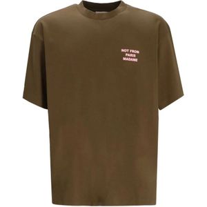 Drole de Monsieur, Heren, Tops, Groen, Maat: M Katoen,