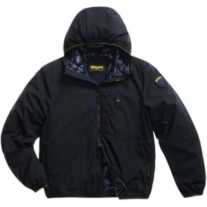 Blauer, Heren, Jassen, Blauw, Maat: M Nylon,