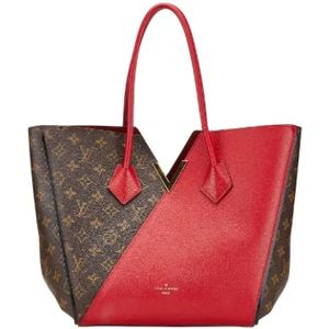 Louis Vuitton Vintage, Dames, Pre-owned, Rood, Maat: ONE Size Leer,