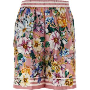 Dolce & Gabbana, Dames, Korte broeken, Veelkleurig, Maat: 2XS Zijde,
