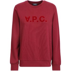 A.p.c., Dames, Sweatshirts & Hoodies, Bruin, Maat: M Katoen,