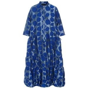 Bitte Kai Rand, Dames, Jurken, Blauw, Maat: M