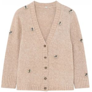 Gustav, Dames, Truien, Beige, Maat: XS Katoen,