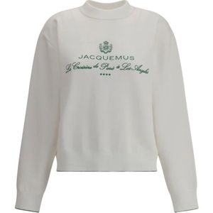 Jacquemus, Dames, Truien, Wit, Maat: 2XS
