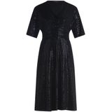 Vera Mont - Wikkel Cocktailjurk - Zwart - Dames