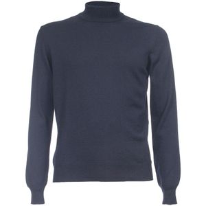 Gran Sasso, Heren, Truien, Blauw, Maat: M Wol,