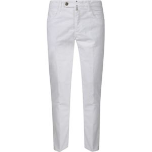 Incotex, Heren, Broeken, Wit, Maat: W35 Denim,
