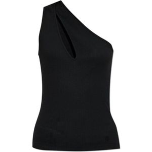 Amiri, Dames, Tops, Zwart, Maat: XS Katoen,