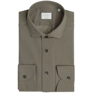 Xacus, Heren, Overhemden, Groen, Maat: 2XL Leer,