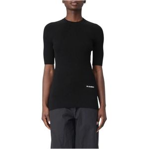 Jil Sander, Dames, Truien, Zwart, Maat: M
