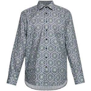 Etro, Heren, Overhemden, Veelkleurig, Maat: 2XL Katoen,