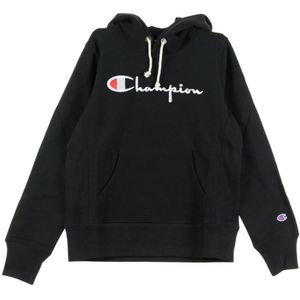 Champion, Dames, Sweatshirts & Hoodies, Zwart, Maat: S Katoen,