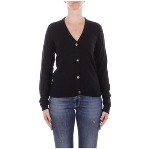 John Richmond, Dames, Truien, Zwart, Maat: S Nylon,