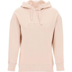 Autry Hoodies , Pink , Dames , Maat: M