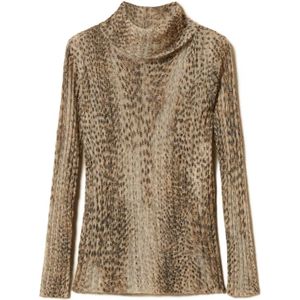 Twinset, Dames, Truien, Bruin, Maat: S Wol,