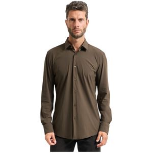 Hugo, Heren, Overhemden, Groen, Maat: S Katoen,