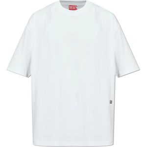 Diesel, Heren, Tops, Wit, Maat: 3XL Katoen,
