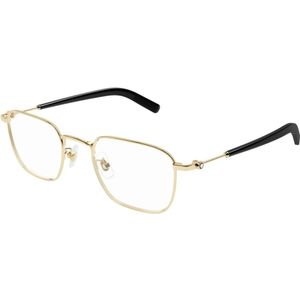 Montblanc - MB0389O 006 - Optische Monturen - Goud - Metaal - Transparant