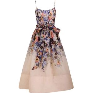 Zimmermann, Dames, Jurken, Veelkleurig, Maat: M Linnen,