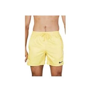 Nike Geel zwemkleding met zakken , Yellow , Heren , Maat: 2XL