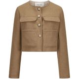 Nicowa - Lanevia - Winterjack - Beige - Italiaanse Wol - Boxy-Cut