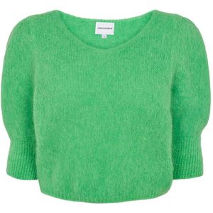 Americandreams, Dames, Truien, Groen, Maat: S Wol,