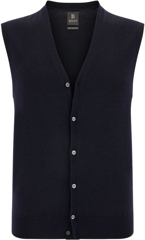 Boggi Milano, Heren, Truien, Blauw, Maat: S Wol,