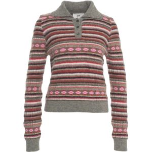 Solotre, Dames, Truien, Veelkleurig, Maat: S Kasjmier,