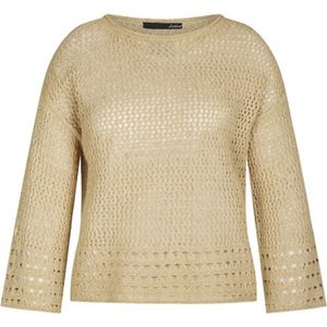 LeComte, Dames, Truien, Beige, Maat: L Katoen,