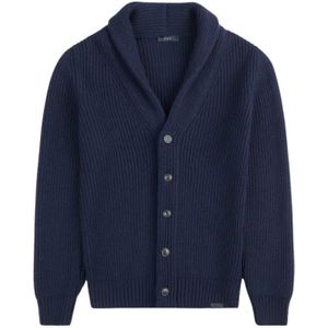 Fay, Heren, Truien, Blauw, Maat: M Wol,