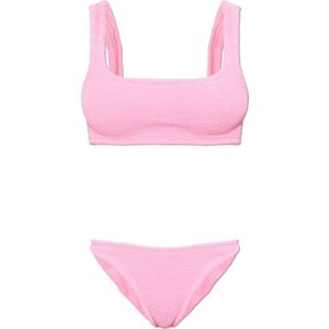 Hunza G, Dames, Badkleding, Roze, Maat: ONE Size Tweed,