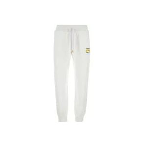 Casablanca Witte katoenen joggers - Stijlvol en comfortabel , White , Heren , Maat: XL