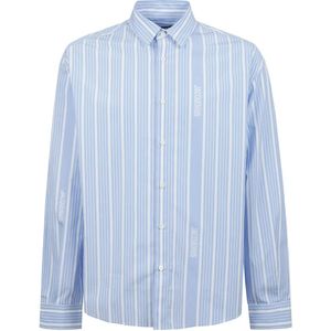 Jacquemus, Heren, Overhemden, Blauw, Maat: L Katoen,
