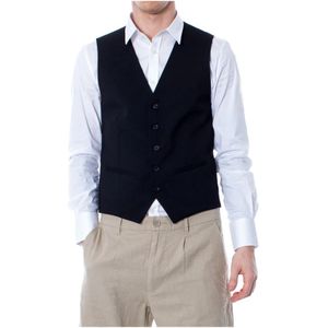 Selected Homme, Heren, Jassen, Zwart, Maat: S Viscose,