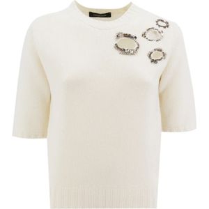 Fabiana Filippi, Dames, Truien, Beige, Maat: XS