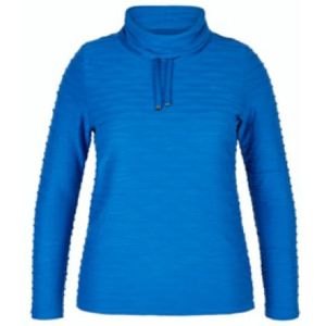 Rabe, Dames, Tops, Blauw, Maat: 4XL