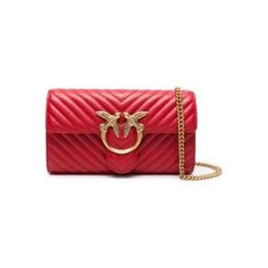 Pinko Wallets & Cardholders , Red , Dames , Maat: ONE Size
